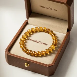 Citrine Healing Bracelet – Natural Gemstone for Wealth & Positivity