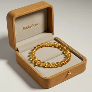 Citrine Healing Bracelet – Natural Gemstone for Wealth & Positivity