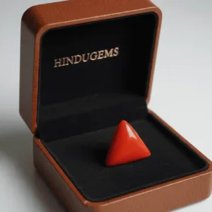 Red Coral Gemstone – Natural Moonga Stone for Strength & Success